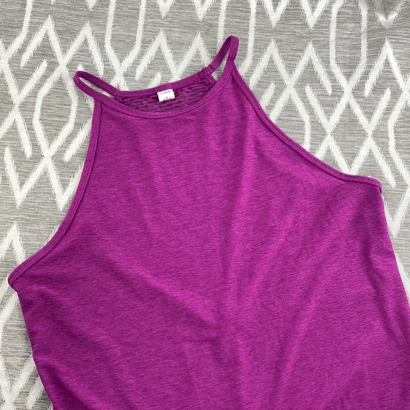 Reebok High Neck Racerback Tank With Mesh Back Detail - Picture 2 of 6